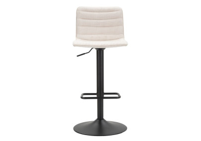 Tabouret de bar haut relevable blanc – Lot de 2, design moderne et hauteur ajustable