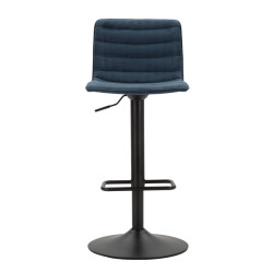 Tabouret de bar relevable haut bleu marine – Lot de 2, confort réglable et style moderne chic