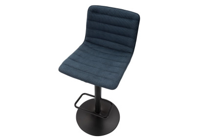 Tabouret de bar relevable haut bleu marine – Lot de 2, confort réglable et style moderne chic