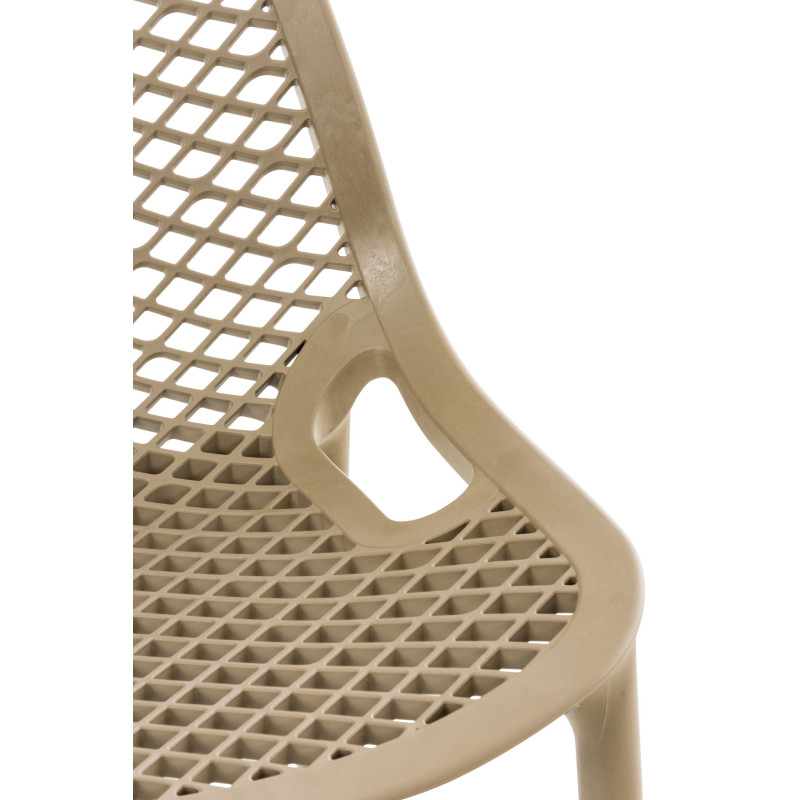 Ensemble de 2 tabourets de bar Air boue