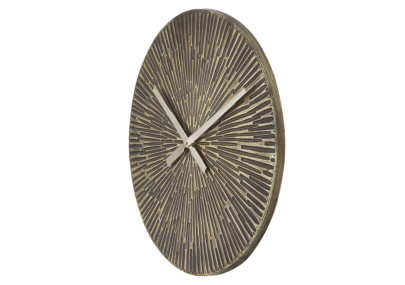 Cercle du Destin – Horloge Murale Industrielle Ø50x3,5 cm