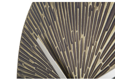 Cercle du Destin – Horloge Murale Industrielle Ø50x3,5 cm