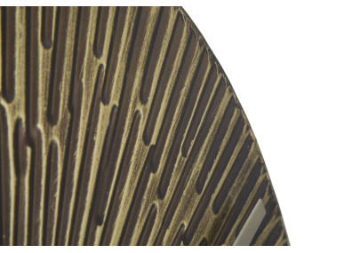 Cercle du Destin – Horloge Murale Industrielle Ø50x3,5 cm