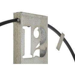 Éclats de Lune – Horloge Murale Glam 61x4,5x63 cm