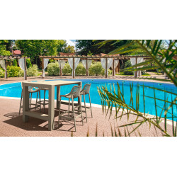 Ensemble de 2 tabourets de bar Air Mud