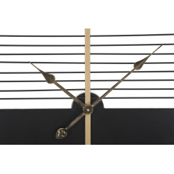 Bâtons de Lumière – Horloge Murale Glam Stick Ø60x4,5 cm