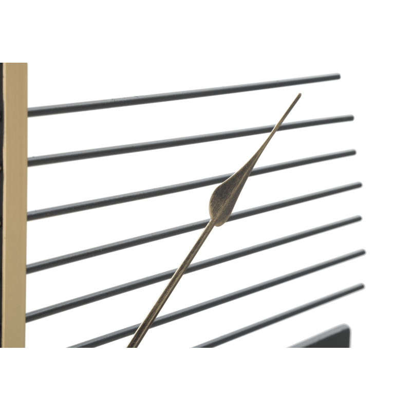 Bâtons de Lumière – Horloge Murale Glam Stick Ø60x4,5 cm