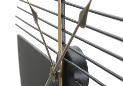 Bâtons de Lumière – Horloge Murale Glam Stick Ø60x4,5 cm