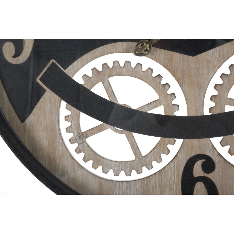 Mystère XXX – Horloge Murale Industrielle Ø67x6,5 cm