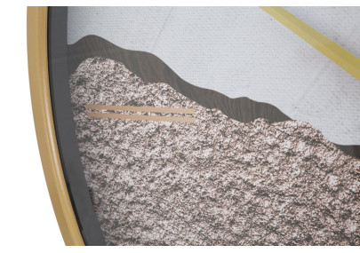 Explosion d’Art – Horloge Murale Glam Mix Ø60x6 cm