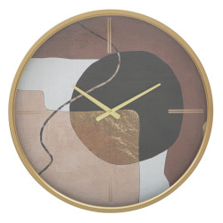 Passione Rossa del Tempo – Orologio da Parete Glam Ø60x6 cm