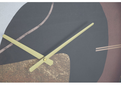 Rouge Passion du Temps – Horloge Murale Glam Ø60x6 cm