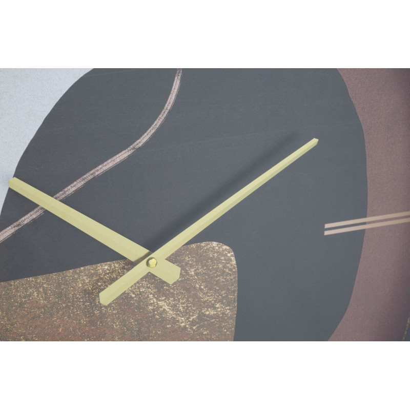 Rouge Passion du Temps – Horloge Murale Glam Ø60x6 cm