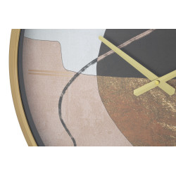 Rouge Passion du Temps – Horloge Murale Glam Ø60x6 cm