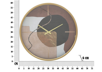 Rouge Passion du Temps – Reloj de Pared Glam Ø60x6 cm