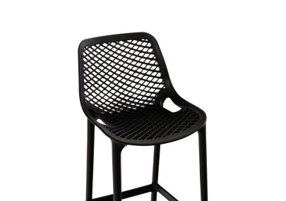 Lot de 2 tabourets de bar Air, noirs