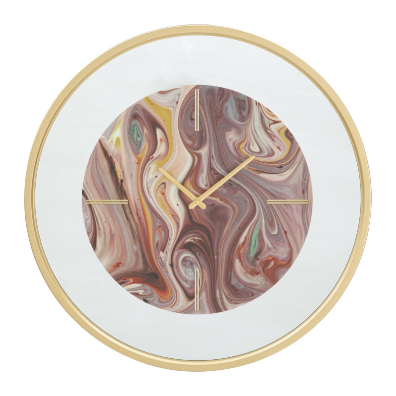 Reflets Miroir – Reloj de Pared Glam Mix Ø60x5 cm
