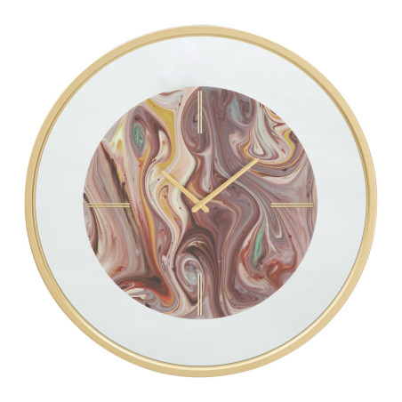 Reflets Miroir – Horloge Murale Glam Mix Ø60x5 cm