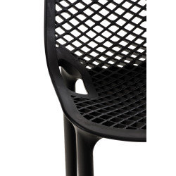 Lot de 2 tabourets de bar Air, noirs