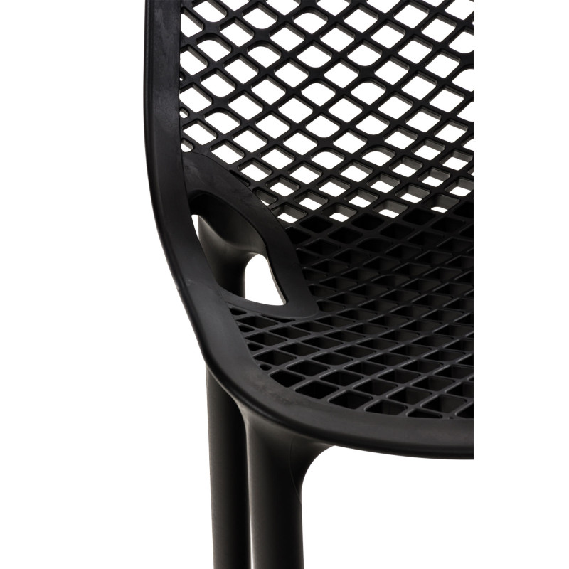 Lot de 2 tabourets de bar Air, noirs