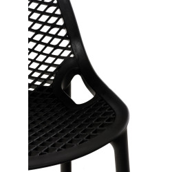 Lot de 2 tabourets de bar Air, noirs