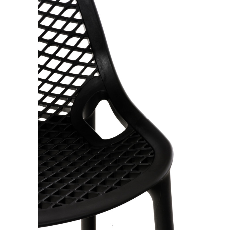 Lot de 2 tabourets de bar Air, noirs