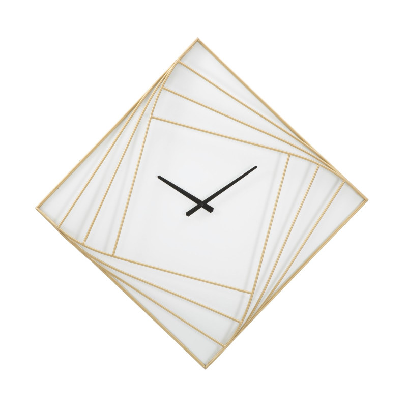 Goldy Line – L’Horloge Murale Glam d’Exception 85x6x85 cm