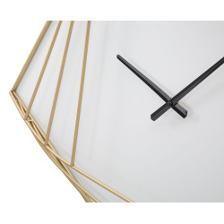 Goldy Line – L’Horloge Murale Glam d’Exception 85x6x85 cm