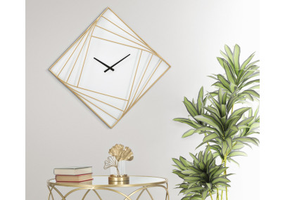Goldy Line – El Reloj de Pared Glamour Excepcional 85x6x85 cm