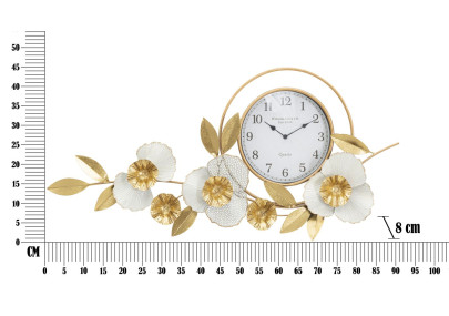 Cascade Flow – Orologio da Parete Glam 92,5x8x45,5 cm