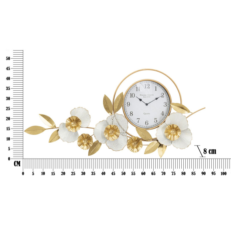 Cascade Flow – Horloge Murale Glam 92,5x8x45,5 cm
