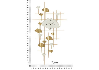 Tour du Temps – Relógio de Parede Glam 75,5x3,5x133 cm