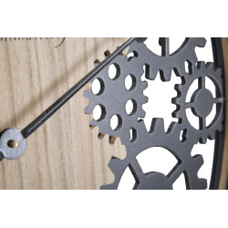 La Majestuosa – Reloj de Pared Industrial Ø60x4,5 cm