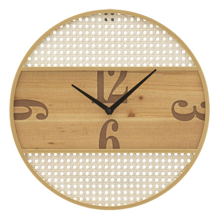Le Mont Fuji du Temps – Horloge Murale Boho Chic Ø50x3,5 cm