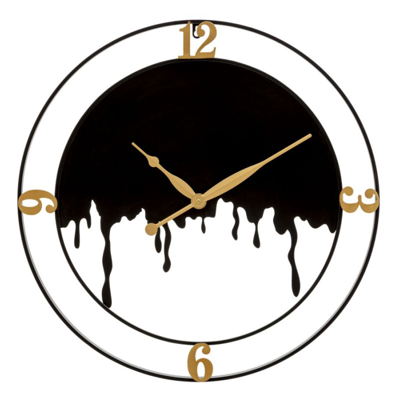 Explosión Splash – Reloj de Pared Glam Ø66x4 cm