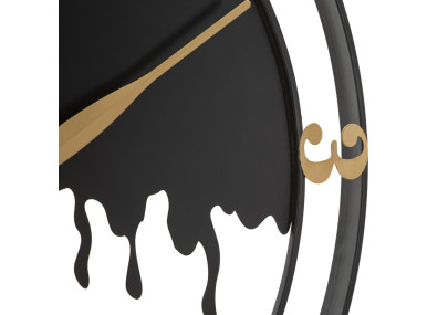 Explosión Splash – Reloj de Pared Glam Ø66x4 cm