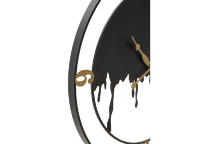 Explosión Splash – Reloj de Pared Glam Ø66x4 cm