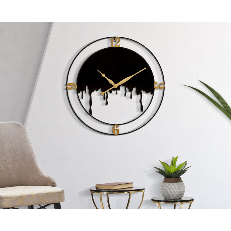 Explosion Splash – Horloge Murale Glam Ø66x4 cm