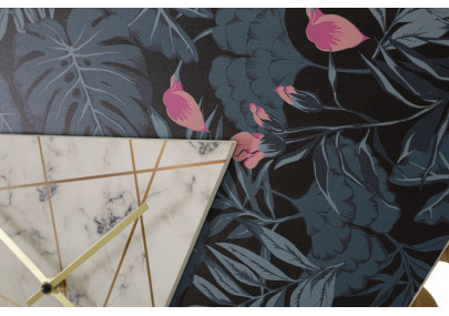 Triangle d’Art – Horloge Murale Glam 75x4,5x59 cm