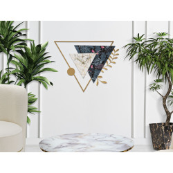 Triangle d’Art – Orologio da Parete Glam 75x4,5x59 cm