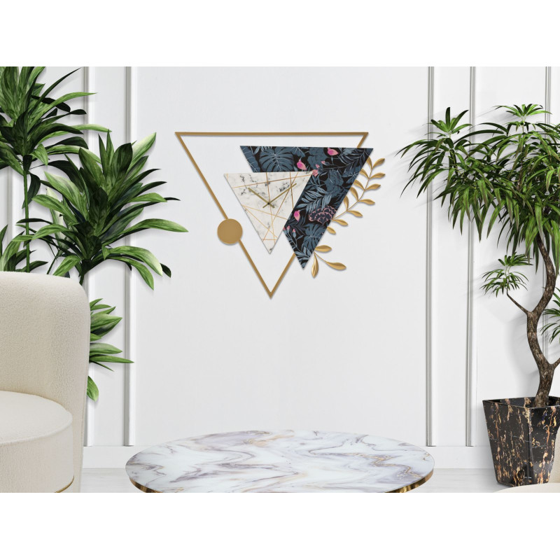 Triangle d’Art – Orologio da Parete Glam 75x4,5x59 cm