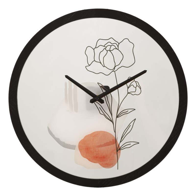 Fleur Enchantée A – Reloj de Pared Boho Chic Ø40x3,5 cm