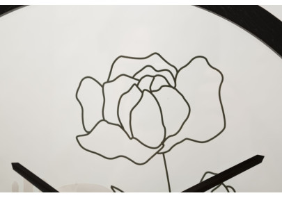Fleur Enchantée A – Relógio de Parede Boho Chic Ø40x3,5 cm