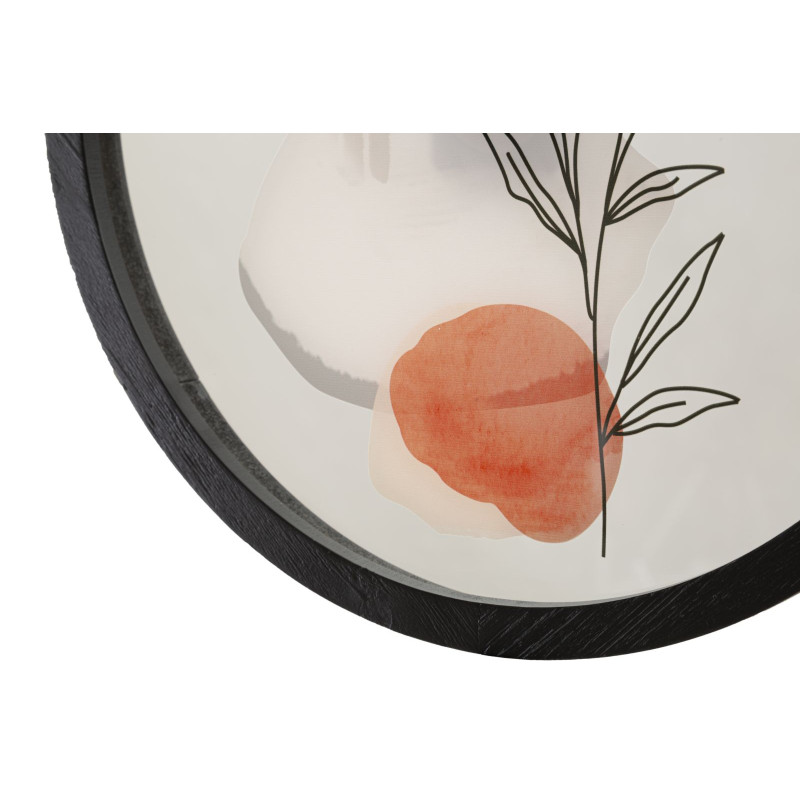 Fleur Enchantée A – Orologio da Parete Boho Chic Ø40x3,5 cm