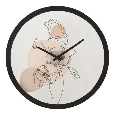 Fleur Enchantée B – Orologio da Parete Boho Chic Ø40x3,5 cm