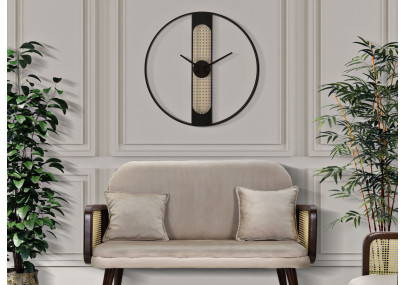 Ribby l’Artistique – Reloj de Pared Boho Chic Ø60x5 cm