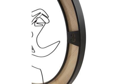 Le Couple Éternel – Orologio da Parete Boho Chic Ø60x3 cm