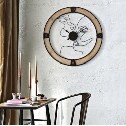 El Amor Eterno – Reloj de Pared Boho Chic Ø60x3 cm