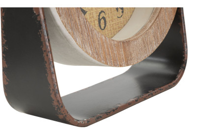 La Petite Ronde – Horloge de Table Boho Chic 23,5x7x24 cm