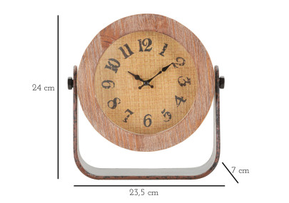La Petite Ronde – Orologio da Tavolo Boho Chic 23,5x7x24 cm
